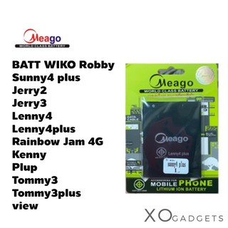 Meago แบตเตอร์รี่ Robby Sunny4 plus Jerry2 Jerry3 Lenny4 Lenny4plus Rainbow Jam 4G Kenny Plup Tommy3 Tommy3plus view มอก