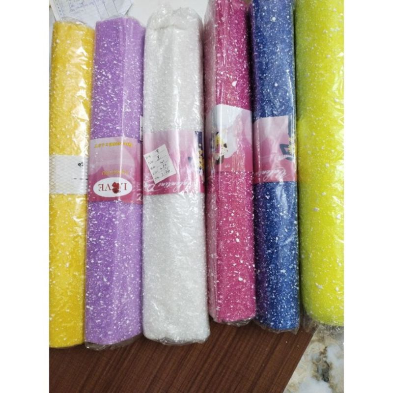 (ds) กระดาษห่อดอกไม้ตาข่ายหิมะ ขนาด 1m*50cm, 50cm*50cm