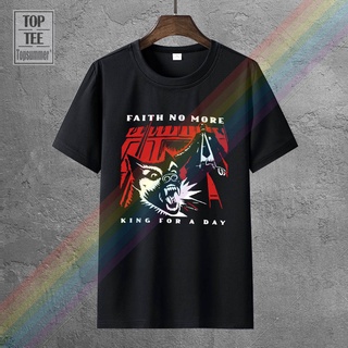 [S-5XL]ใหม่ เสื้อยืดผ้าฝ้าย 100% พิมพ์ลาย Faith No More King For A Day 95 Mike Patton Mr Bungle Fantomas สีดํา LHZY