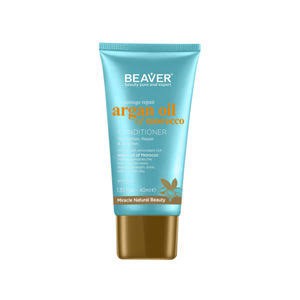 BEAVER REPAIRING ARGAN OIL & KERATIN CONDITIONER 40ML. ครีมนวดผมสารสกัดอาร์แกนออยล์ ขนาด 40 มล.