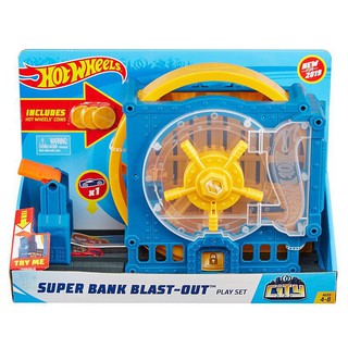 Hot Wheels Super Bank Blast-Out™ รางรถฮอตวิล ของเล่นเด็กชาย FNB15 CH