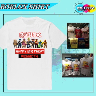 เสื้อเชิ้ตสีขาววันเกิด ROBLOX/เสื้อครอบครัว ROBLOX/ไอเดียของขวัญวันเกิด ROBLOX 5]&lt;