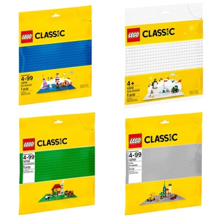 LEGO 11010 สีขาว /10700 สีเขียว / 10701 สีเทา / 10714 สีน้ำเงิน Classic Baseplate