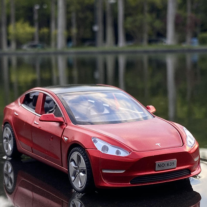 2021 New 1:32 Tesla MODEL X MODEL 3 MODEL S Alloy Car Model Diecasts ...