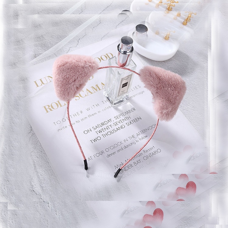 [Magpie] ที่คาดผม หูแมวน่ารัก น่ารัก เครื่องประดับผม ล้างหน้า ผ้ากํามะหยี่ขนนิ่ม ที่คาดผม ที่คาดผม ที่เรียบง่าย และหลากหลาย เครื่องประดับผม