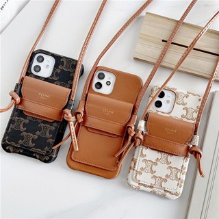 เคสโทรศัพท์ แบบกระเป๋าสะพาย สำหรับ เคสมือถือแบบมีสายคล้อง เคสป้องกัน Apple iPhone 13 pro max 14 pro max 14 plus 12 Pro Max 11 Pro Max case