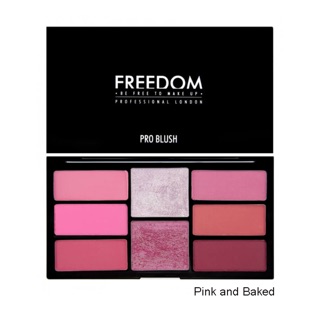 ปัดแก้มโทนชมพู Freedom Pro Blush Palette