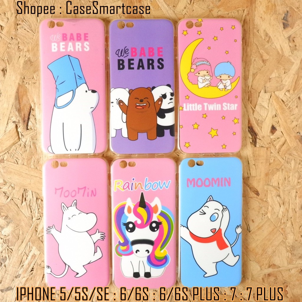 IPHONE เคสการ์ตูน เคสนิ่ม เคสสวยๆ iphone5s iphone5 iphone6 iphone6s iphone6plus iphone6splus iphone7