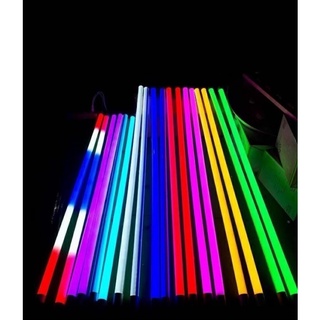 หลอดไฟสี หลากสี LED หลอดงานวัด 18W ตกแต่งงานรื่นเริง