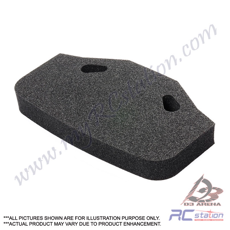 Tamiya TT02 54819 - Tamiya Urinary Bumper XL (สีดํา) (TT-02, TT-01 Type-E) [548119]