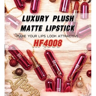 ⚡FLASH SALE⚡♡พร้อมส่ง ลิป Sivanna HF4008 รับประกันของแท้ Luxury Plush Matte Lipstick