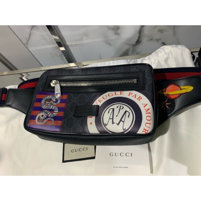 Gucci Belt Bag Night Courrier soft GG Supreme  (New 10/2019)