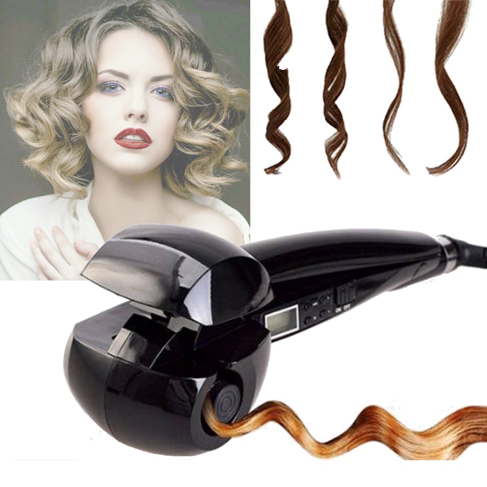 ที่ติดผมrofessional Hair Curlers Rollers Machine Automatic Rotating ...
