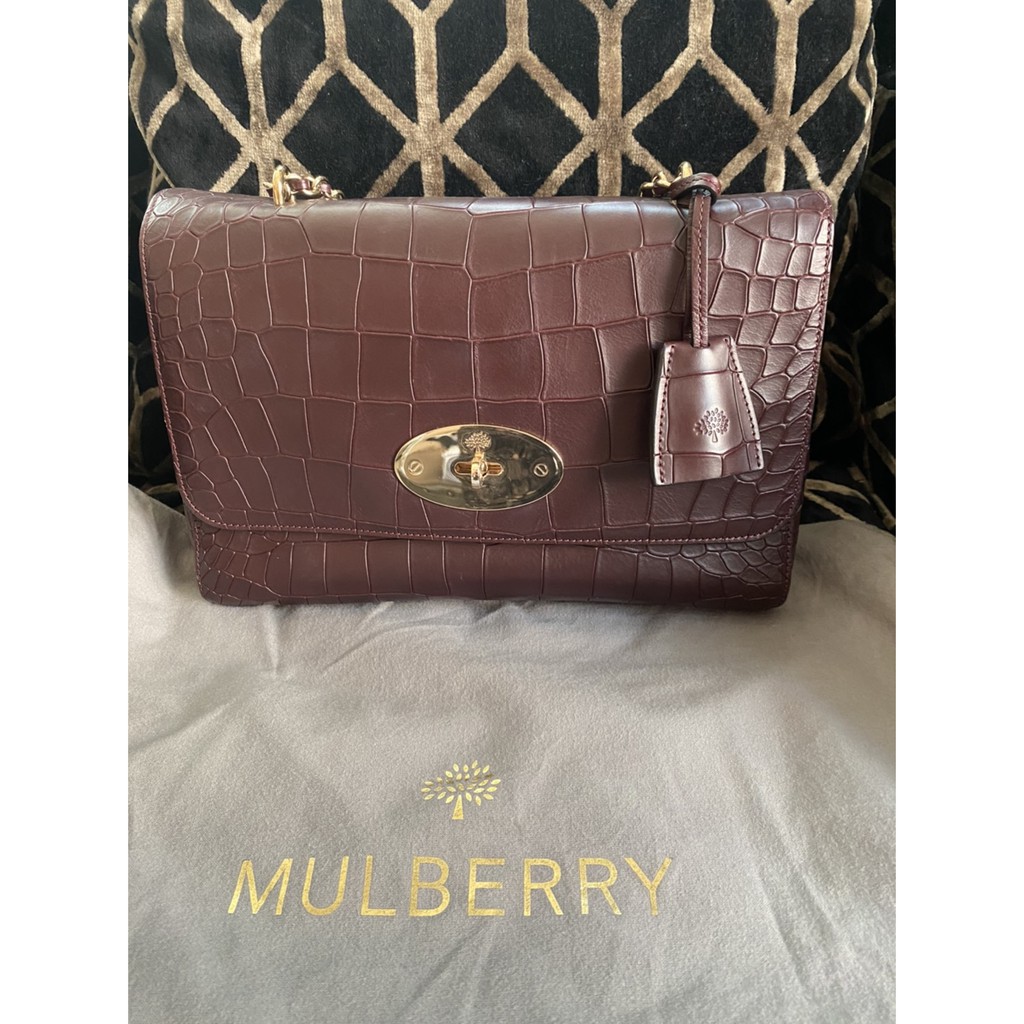 MULBERRY CLASSIC BURGANDY BAG