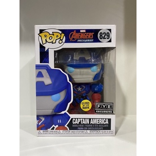 Funko Pop Captain America Avengers Mech Strike Glow in the Dark Exclusive เรืองแสง 829