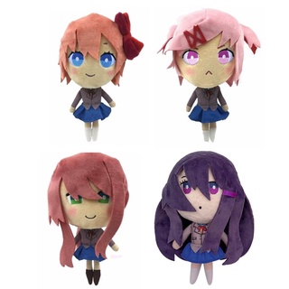 ตุ๊กตายัดนุ่น เกม Doki Doki DDLC Monika Natsuki Sayori Yuri ขนาด 20 ซม. ของเล่นสําหรับเด็กผู้หญิง