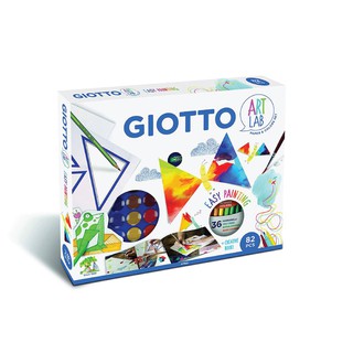 (โค้ดINCSM4Lขั้นต่ำ49ลด20) ชุดอุปกรณ์ระบายสี GIOTTO Art Lab Easy Painting Set