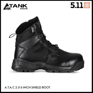 5.11 Tactical A.T.A.C 2.0 6 inch Shield Boot # 12443 รองเท้าบูทแทคติคอล สูง 6 นิ้ว มีซิปด้านข้าง โดย Tankstore