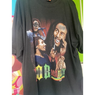 เสื้อวงBobMarley🍁🇹🇭(งานไทยเก่า)สภาพเฟดๆได้อารมณ์90’ใครใส่ได้จัดไปเลยครับ