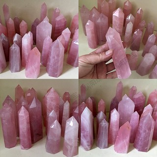 หินธรรมชาติสีชมพู 1 ชิ้น