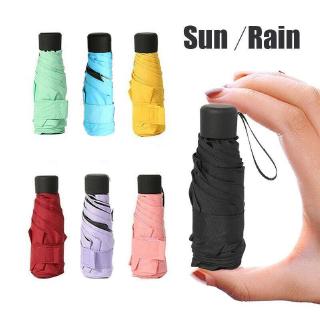 Portable Pocket Folding Anti-UV Waterproof Windproof Travel Sun Rain Umbrella