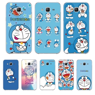 เคสโทรศัพท์ลายการ์ตูนโดเรม่อนสําหรับ Samsung Galaxy J 3 J 5 J 7 2015 2016