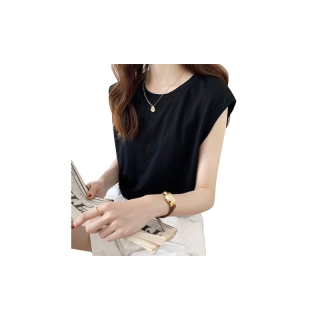 โปรโมชั่น : ราคาถูกที่สุด เสื้อยืดแขนกุดสีพื้นไม่มีลาย ผ้าใส่สบาย 5 สี