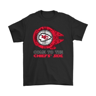 เสื้อยืด พิมพ์ลาย Kansas City Chiefs Come To The Chiefs Side สไตล์คลาสสิก สําหรับผู้ชายS-5XL