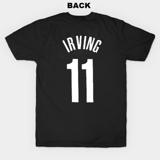 เอ็นบีเอบรู๊คลินเน็ตส์ Kyrie Irving เสื้อยืดที่มีคุณภาพสูงผ้าฝ้ายแขนสั้นเสื้อผ้าเครื่องแต่งกาย  R6r