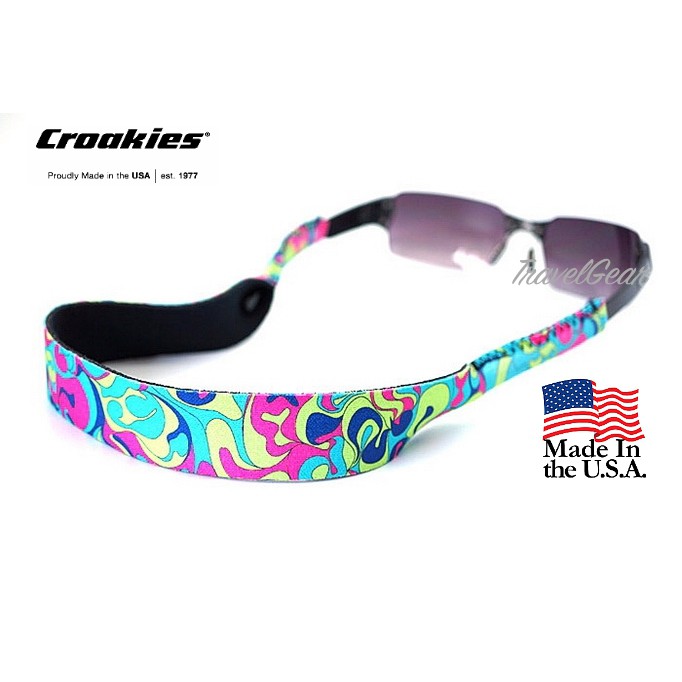 สายคล้องแว่นตา Croakies Sublimated Lichen Hothouse HT