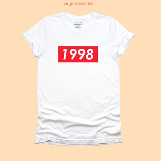 เสื้อยืดลาย 1998 เสื้อลายปีเกิด เสื้อวันเกิด ไซส์ S - 2XL