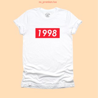 ขายดี!เสื้อยืดลาย 1998 เสื้อลายปีเกิด เสื้อวันเกิด ไซส์ S - 2XLS-5XL