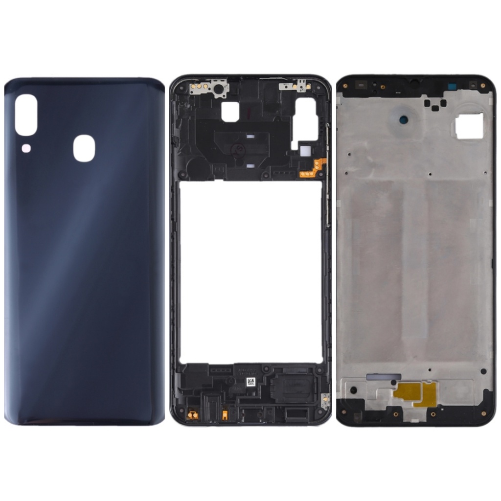 บอดี้ชุด Body Samsung A20s ฝาหลัง แกรนกลาง ปุ่มสวิทซ์ข้าง ปุ่มเพิ่มเสียงลดเสียง Rear Door Rear Housing for Samsung A20s