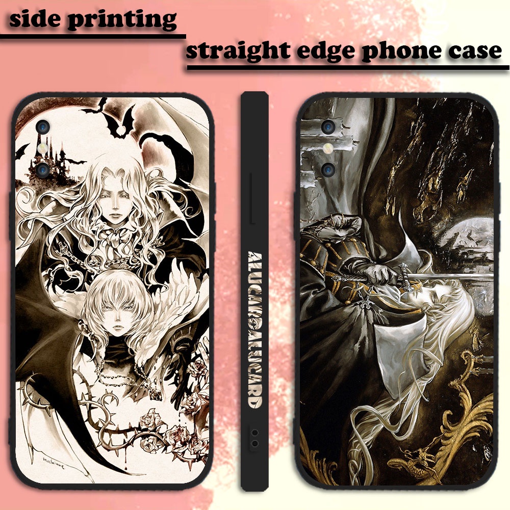 Alucard castlevania BCD27 สําหรับ Samsung A7 2018 A22 A13 A73 A23 5G SquareType สีดํา PhoneCase