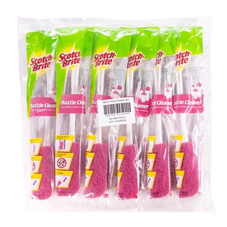 ✨นาทีทอง✨ สก็อตช์ไบรต์ แปรงล้างขวด แพ็ค 6 ด้าม Scotch Brite Bottle Cleaner x 6 Pcs