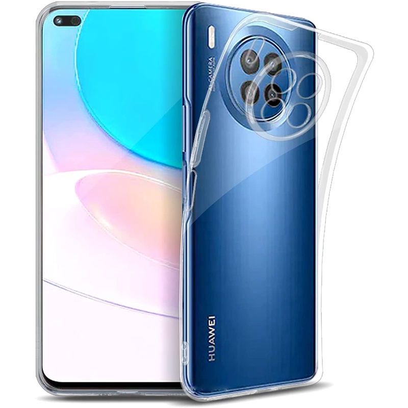 Huawei Nova 8i Nova 7i 5T Clear Crystal Silm Soft Gel TPU Case Cover