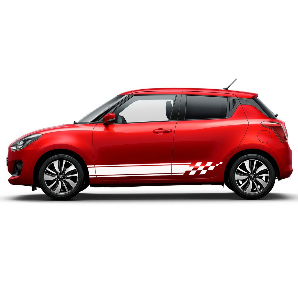 สติ๊กเกอร์ ติดข้างรถ คาดข้างรถ ซูซูกิ สวิฟท์ แต่ง อุปกรณ์แต่งรถ รถแต่ง รถซิ่ง SUZUKI SWIFT Stickers - รูปที่ 2