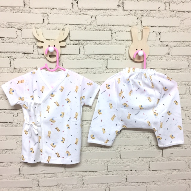 ชุดเด็ก ผูกหน้า กางเกงขาสามส่วน angel baby