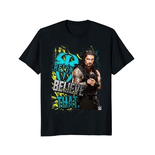 Nbf3f23r97r เสื้อยืด ผ้าฝ้าย พิมพ์ลายกราฟฟิค WWE Ro Reigns สําหรับผู้ชาย ER66WR12621 SD23WQ12809