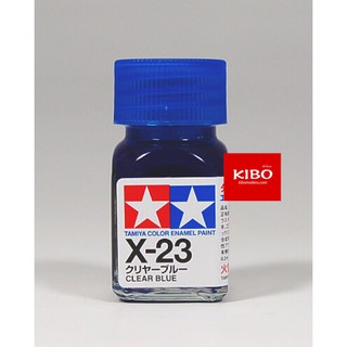 สีสูตรอีนาเมล TAMIYA X-23 Clear Blue (10 Ml)