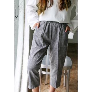 Cropped trousers unisex (กางเกงวินเทจ)