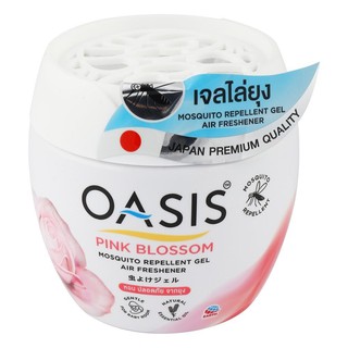 เจลปรับอากาศไล่ยุง OASIS กลิ่นพิ้งค์ บลอสซั่ม 180 กรัม AIR FRESHENER GEL PINK BLOSSOM 180G