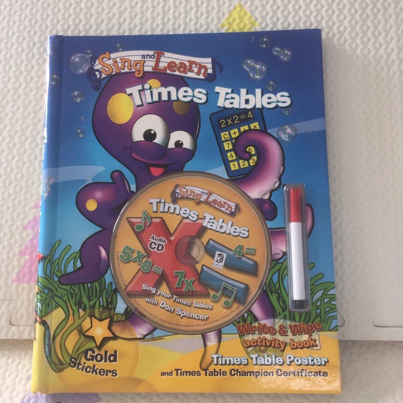 Sing  and  Learn  Times Tables ปกแฟ้มมือสอง-ab1