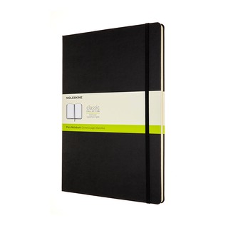 Moleskine สมุดปกแข็งไม่มีเส้น A4 ดำ Moleskine Hardcover Book A4 Line Black