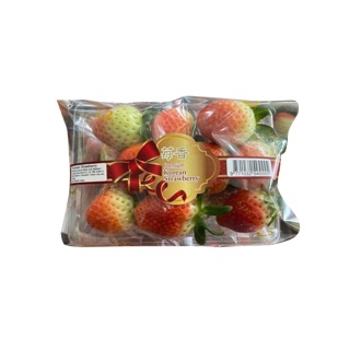 โปรโมชั่น : สตอเบอร์รี่เกาหลีสด สตอเบอรี่ นอก นำเข้า KoreaTBLNewzealand Strawberry 250g.