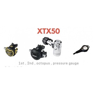 🪸 XTX50 Regulator + XTX40 Octopus + Flex Pressure Gauge - Apeks