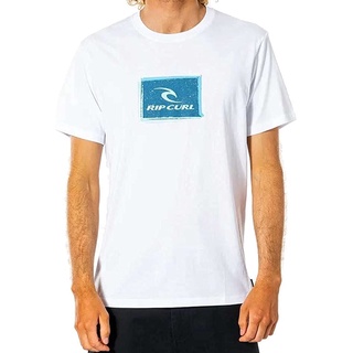 T-shirt  เสื้อยืดแขนสั้นลําลอง พิมพ์ลาย Rip Curl Corp Icon สีขาว แฟชั่นสําหรับสตรีS-5XL