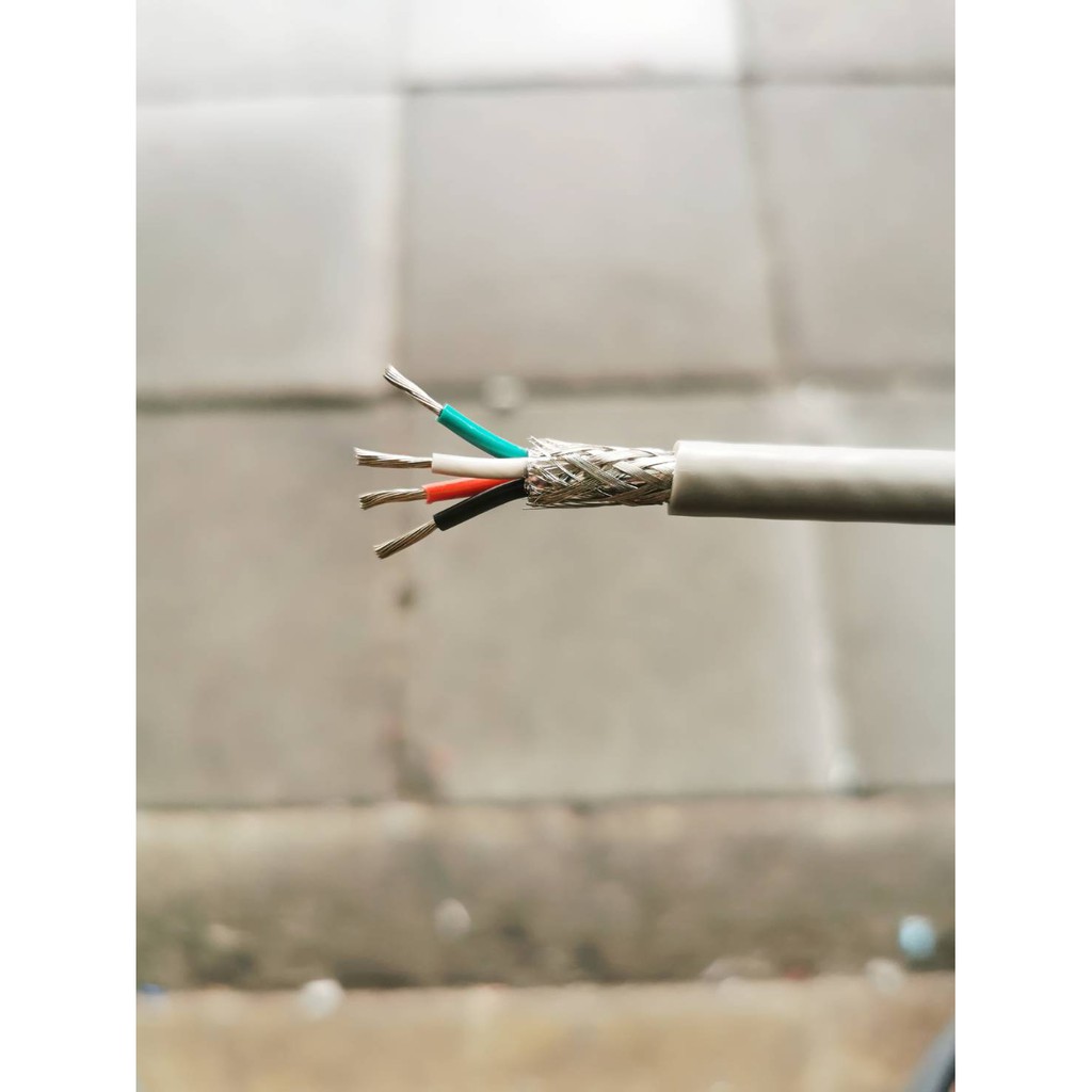 สั่งปุ๊บ ส่งปั๊บ 🚀AWM 2464 สายคอมพิวเตอร์ UL2464 (Braid Shield+Mylar Foil) แบบชีลถัก 4C x 20AWG