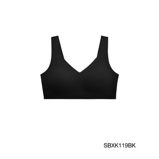 Sabina เสื้อชั้นใน (ไม่มีโครง) รุ่น Seamless Fit รหัส SBXK119BK สีดำ