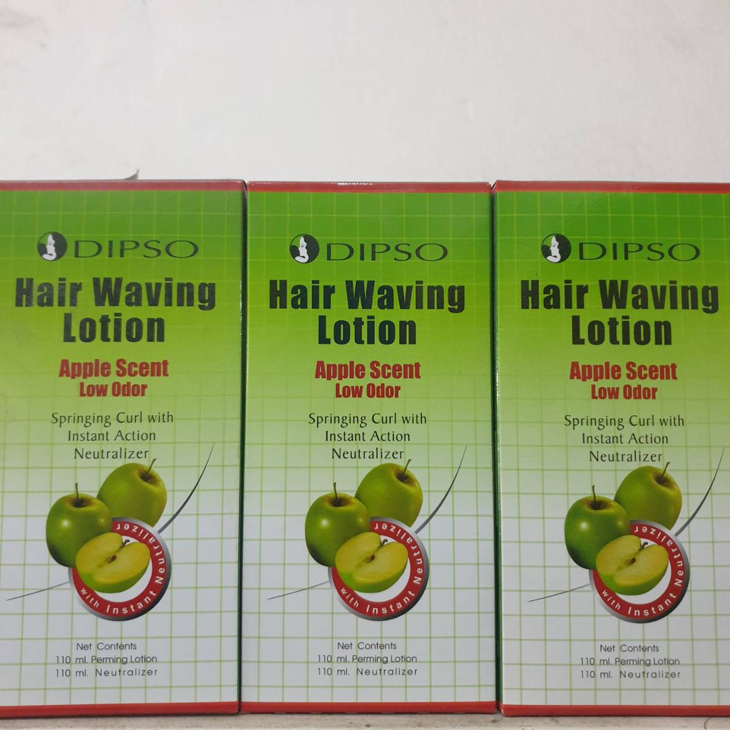 น่ำยาดัดผม​ Dipso Hair Waving Lotion Apple Scent Low Order-110ml ดิ๊พโซ่ กลิ่นแอปเปิ้ล